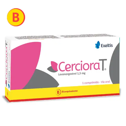 Cerciora T 1,5 mg (LEVONORGESTREL) x 1 comprimidos