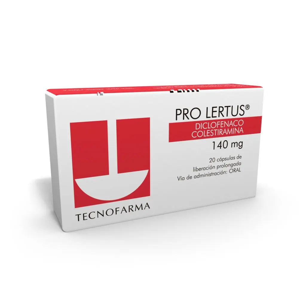 Pro Lertus 140 mg x 20 Capsulas (Tecnofarma)