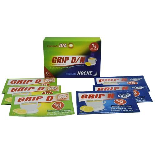 Pack Grip Día/Noche Limonada Caliente x 6 Sobres