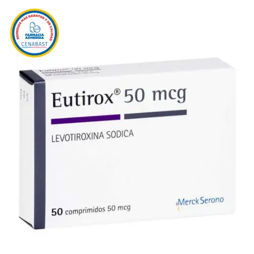 Eutirox 50 mcg x 50 comprimidos (Merck) (Cenabast)