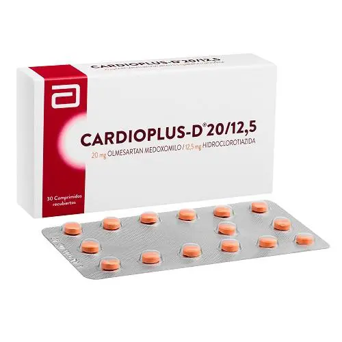 Cardioplus-D 20/12,5 x 40 Comprimidos Recubiertos