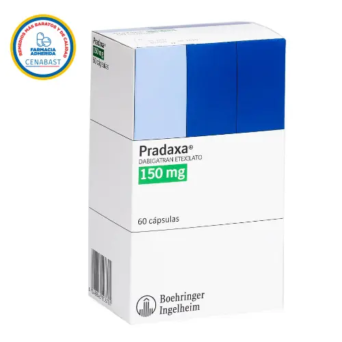 Pradaxa 150 mg x 60 Cápsulas (Boehringer Ingelheim) (Cenabast)