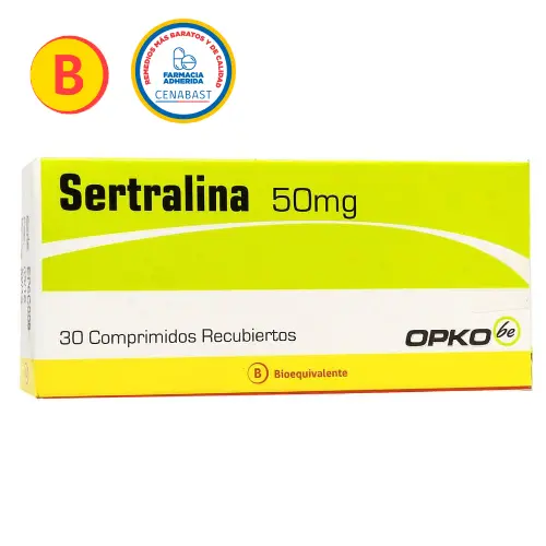 Sertralina 50 mg x 30 Comprimidos (Cenabast)