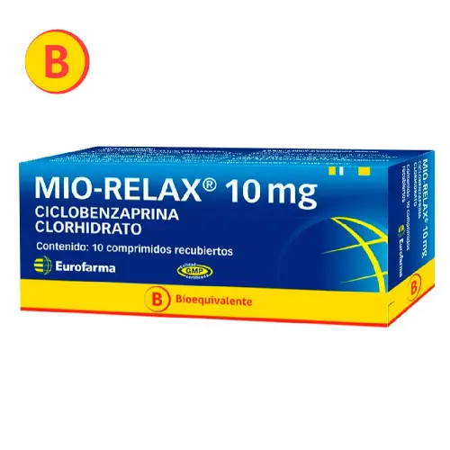 Mio-Relax 10mg x 10 comprimidos