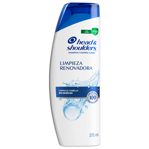 Shampoo Head Shoulder limpieza renovadora 375ml