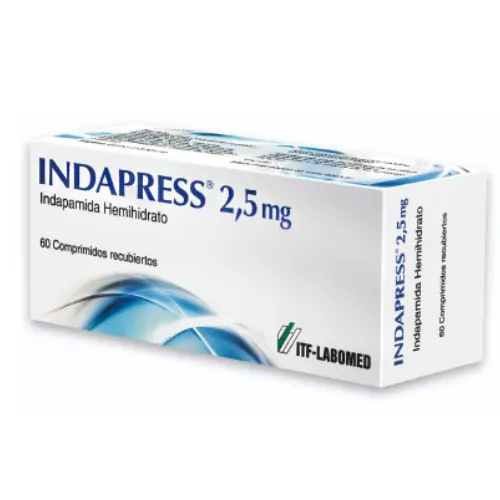 Indapress 2,5mg x 60 comprimidos