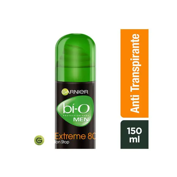 Garnier bí-O Men Desodorante Spray Extreme 80° Non Stop 150 ml Hombre