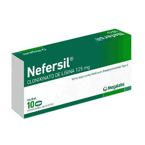 Nefersil 125 mg x 10 comprimidos recubiertos