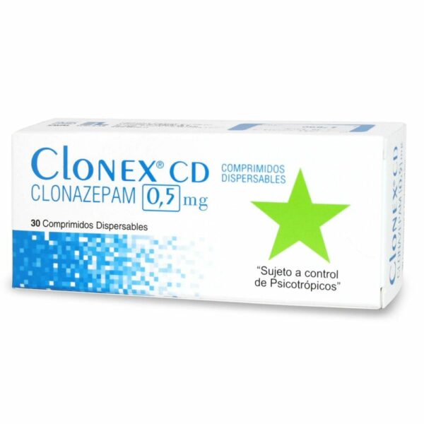 Clonex CD 0,5mg x 30 Comprimidos