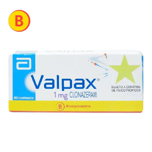 Valpax 1mg x 30 Comprimidos