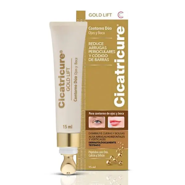 Cicatricure Contorno Dúo Ojos Boca Gold Lift 15g