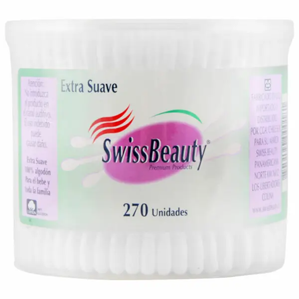 Swiss Beauty Cotonitos extra suave x 270 unidades