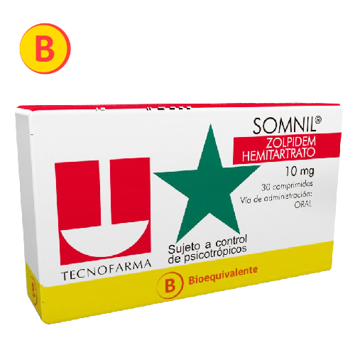 Somnil 10 mg x 30 comprimidos (Tecnofarma)