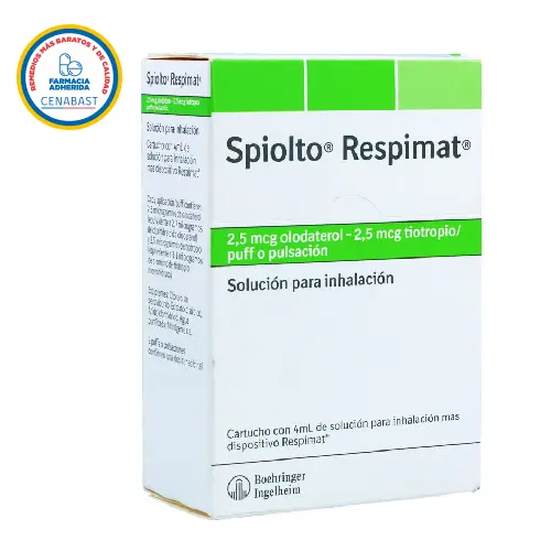 Spiolto Respimat 2,5 Microgramos Solución para inhalación 30 Dosis (Cenabast)