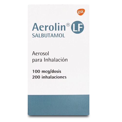 Aerolin Salbutamol Inhalador Bucal 200 Dosis