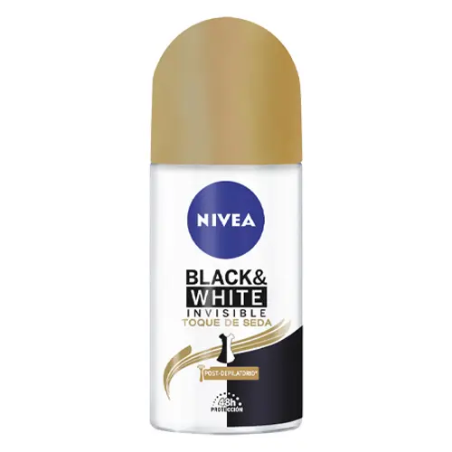 Nivea desodorante roll on Black and white