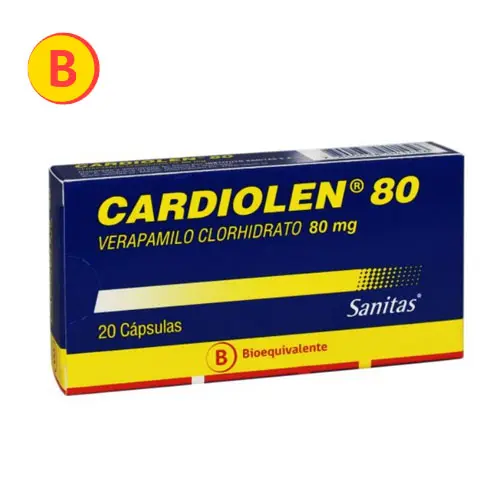 Cardiolen 80 mg x 20 comprimidos (Sanitas)