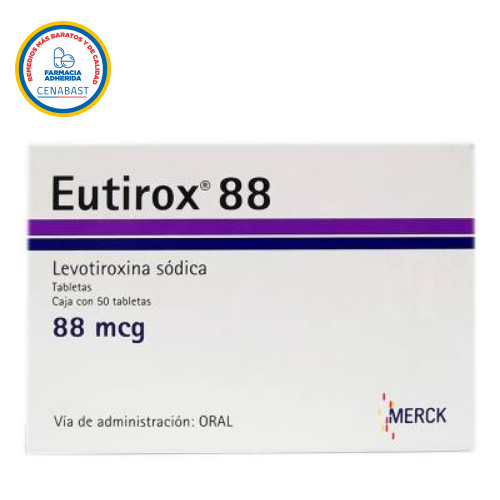 Eutirox 88 mcg x 50 comprimidos (Merck) (Cenabast)