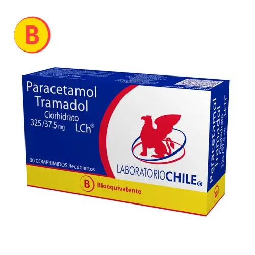 Paracetamol Tramadol 325/37,5 x 30 comprimidos (Chile)