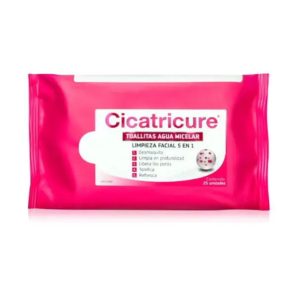 Toallitas Cicatricure Agua Micelar x25un