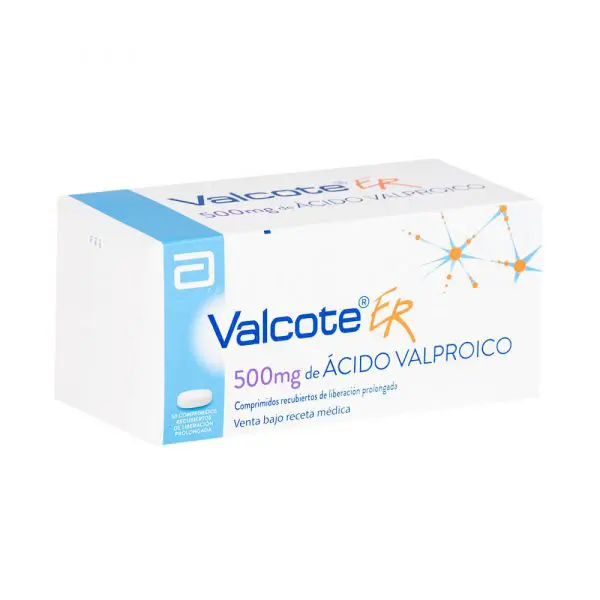 Valcote ER 500mg x 50 Comprimidos recubiertos de liberación prolongada