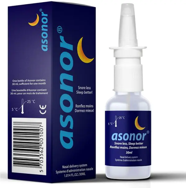 Asonor Solución Antirronquidos en Gotas Spray Nasal 30 Ml
