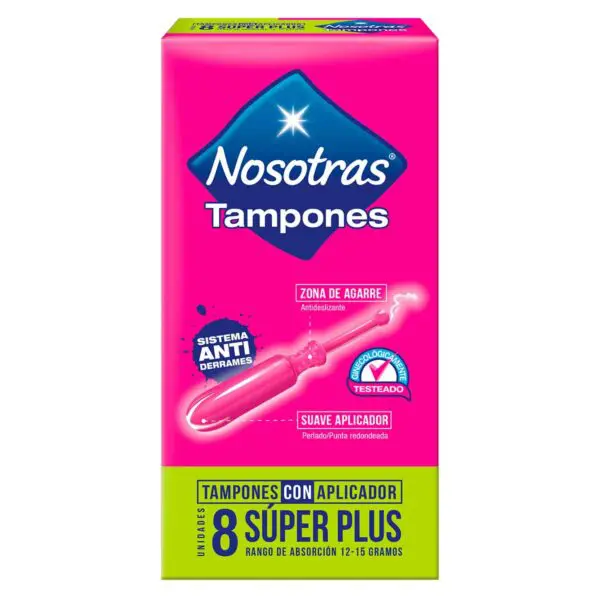 Donnasept Nosotras Tampones Súper c/aplicador 8 unidades