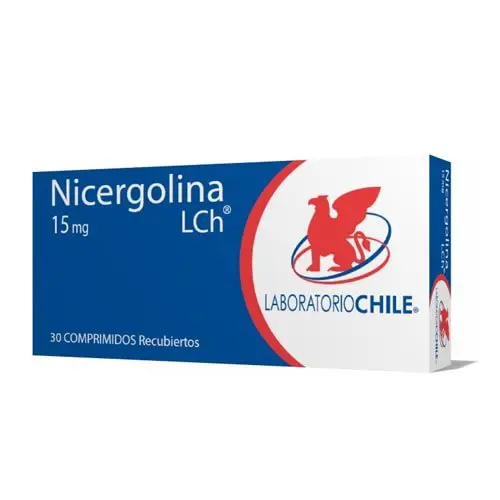 Nicergolina 15 Mg X 30 Comp  (Laboratorio Chile)