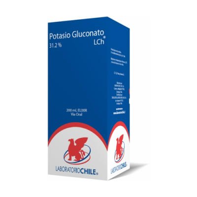 Potasio Gluconato 20 Meq/15 Ml X 200 Ml (LCh) DESCUENTO cja arrugada