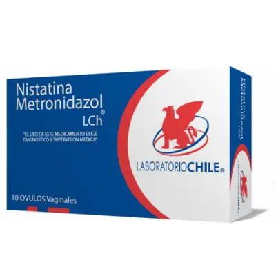 Nistatina – metronidazol 10 Óvulos (Laboratorio Chile)