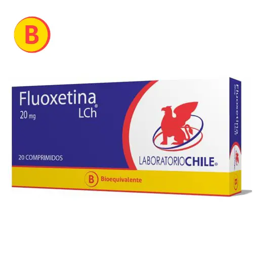 Fluoxetina 20 Mg X 20 Comprimidos (Laboratorio Chile).