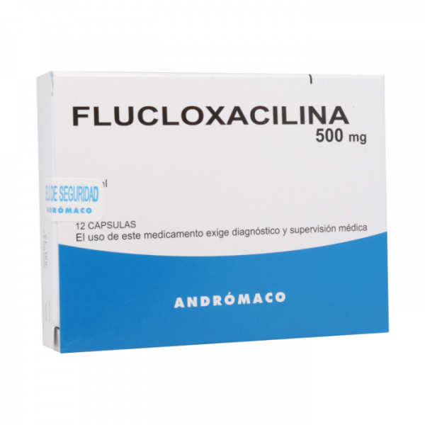 Flucloxacilina 500 mg x 12 Cápsulas (Andrómaco)