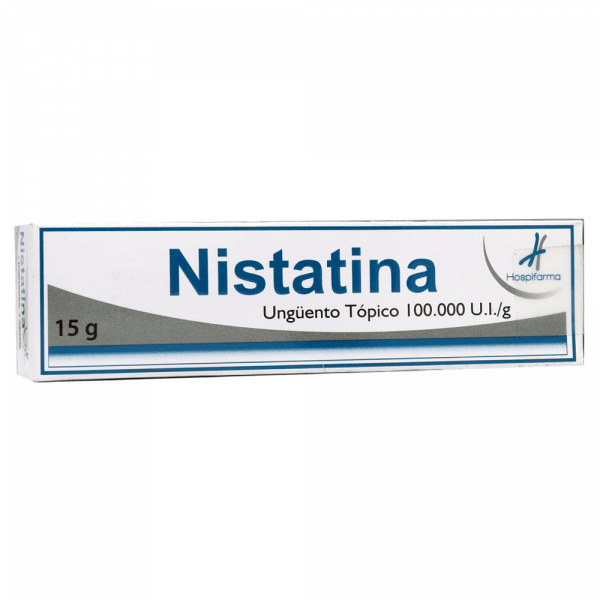 Nistatina Unguento Tópico 100.000 Ui/G x 15 gr (Hospifarma)