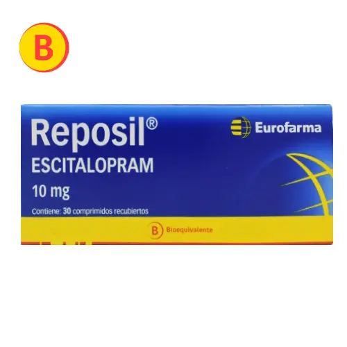 Reposil Escitalopram 10 mg x 30 Comprimidos