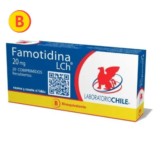 Famotidina 20 x 20 comprimidos (LCh)