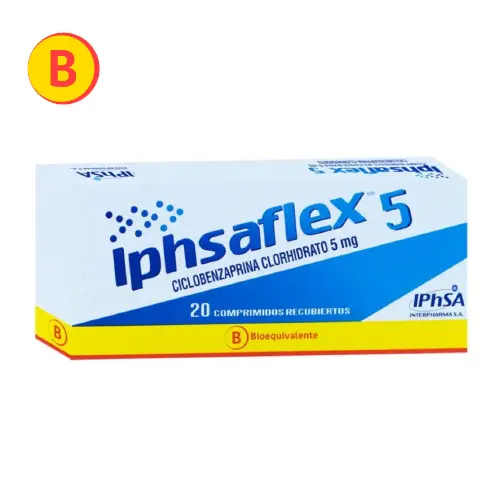 Iphsaflex 5 mg  (BE) x  20 Comprimidos