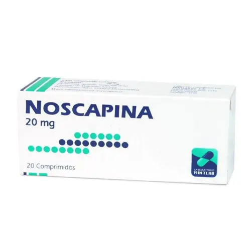 Noscapina 20mg X 20 Comprimidos