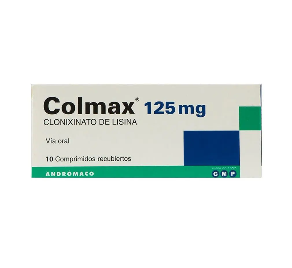 Colmax 125 mg X 10 comprimidos recubiertos (Andrómaco)