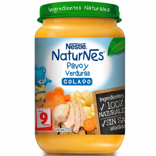 Colado Naturnes Nestle Pavo y Verduras 215 g