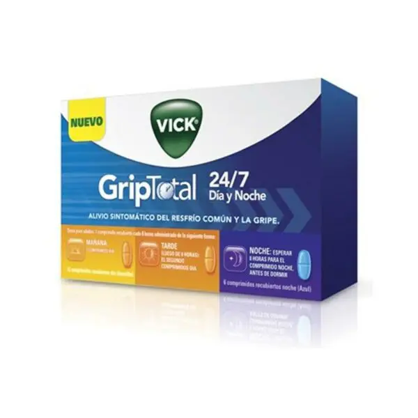 Griptotal Dia Y Noche X 9 Comprimidos (LCh)