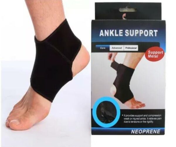 Tobillera Ortopédica Abierta Ajustable Con Doble Velcro 1 Un