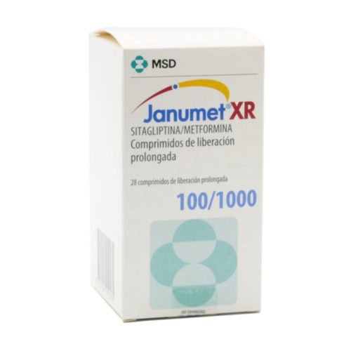 Janumet XR 100 1000 X 28 Comprimidos De Liberaci n Prolongada MSD 