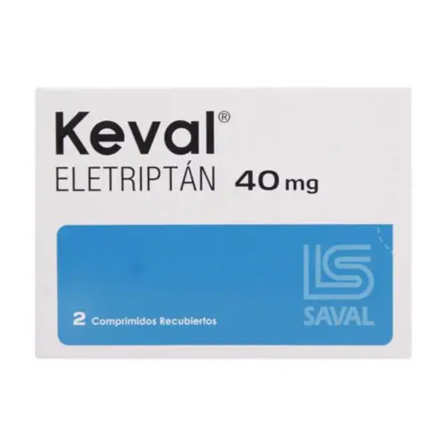 Keval 40mg x 2 Comprimidos recubiertos (Saval)