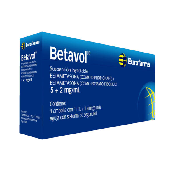 Betavol Betametasona 5 mg 1 Ampolla - EcoFarmacias