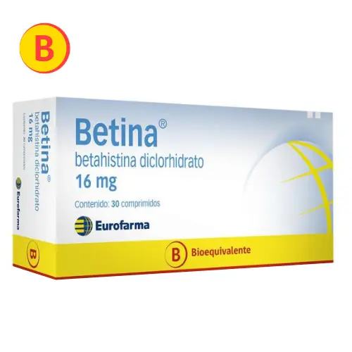 Betina 16mg x 30 comprimidos (Eurofarma)