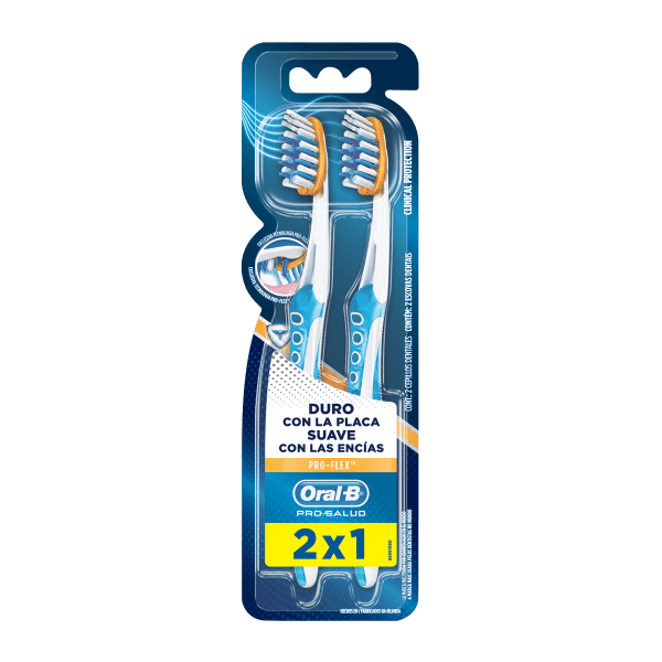 Pack X 2 Cepillo Dental Oral-b Pro-salud Proflex