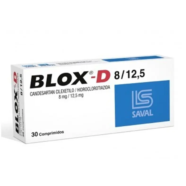 Blox-D 8/12.5 x 30 comprimidos (Saval)