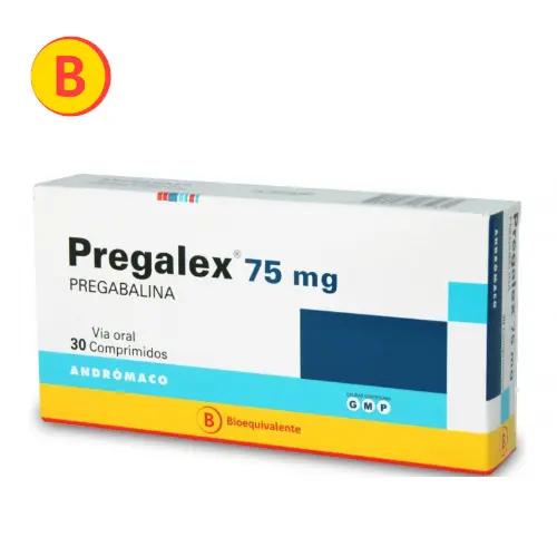 Pregalex 75 mg x 30 Comprimidos (Andrómaco)