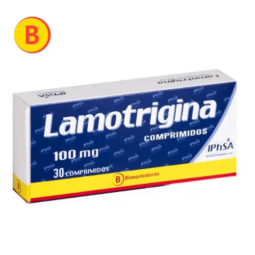 Lamotrigina 100 mg x 30 comprimidos dispersables (Iphsa)