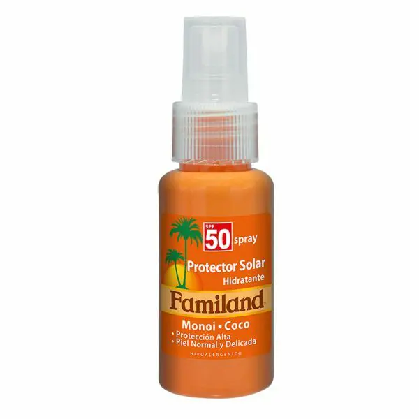 Familand Spray Protector Solar con Aceite de Monoi de Tahiti SPF 50